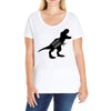 Daddysaurus Ladies Curvy T-Shirt