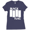 black flag new Ladies Fitted T-Shirt