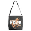 We Have This Hope As an Anchor Uterine-Endometrial Cancer Awareness Adjustable Strap Totes