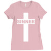 sinner christian god bible new Ladies Fitted T-Shirt