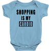 shopping is my cardio !! t shirt  shopping is my cardio graphic  t,,, Baby Onesie