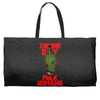 zombie day Weekender Totes