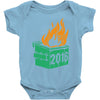 2016 dumpster fire Baby Onesie