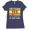 vietnam veteran Ladies Fitted T-Shirt