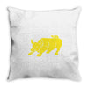 bull spain espana football animal tee all present sz new Throw Pillow