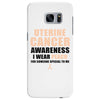 Uterine Cancer Awareness I Wear Peach For Some Special To Me Samsung Galaxy S7 Edge
