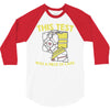 this test was a piece of cake 3/4 Sleeve Shirt