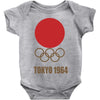 retro tokyo 1964 olympic games Baby Onesie