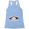 February Peeking Out  Baby Boy Racerback Tank