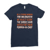 be a strong woman for halloween! Ladies Fitted T-Shirt