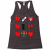 ls lesbian full heart Racerback Tank