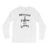 motivated by caffeine and canines Long Sleeve Shirts