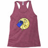 time travel to the moon Racerback Tank