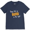 bump in the night V-Neck Tee