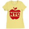 nyc big apple Ladies Fitted T-Shirt