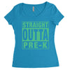 straight outta pre k Women's Triblend Scoop T-shirt