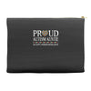 proud autism auntie Accessory Pouches