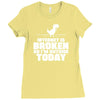 Internet Is Broken - So I am Outside Today Ladies Fitted T-Shirt