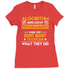 algorithm word used by programmers Ladies Fitted T-Shirt