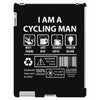 I Am A Cycling Man white letter iPad 3 and 4 Case