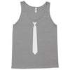 skinny white tie Tank Top