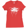 dark throne logo Ladies Fitted T-Shirt