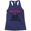 Pisces Woman Racerback Tank