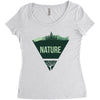 Nature Women's Triblend Scoop T-shirt