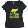petod Women's Triblend Scoop T-shirt