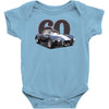 1960 ac cobra, `classic car ideal birthday gift present. Baby Bodysuit