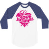 love (3) 3/4 Sleeve Shirt