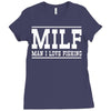 milf Ladies Fitted T-Shirt