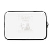 christmas funny dog &amp; snowman Laptop sleeve