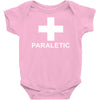 paraletic funny printed green top drinking booze party drunk Baby Onesie