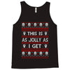 emo gothic ugly christmas sweater. Tank Top