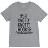 crochet knitting V-Neck Tee