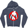 no zombies Zipper Hoodie