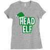 christmas head elf Ladies Fitted T-Shirt