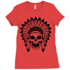 skull Ladies Fitted T-Shirt