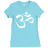 hare krishna aum Ladies Fitted T-Shirt