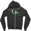 aliens Zipper Hoodie