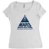mars investigation Women's Triblend Scoop T-shirt