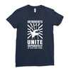 introverts Unite Separately in Your Own Homes Ladies Fitted T-Shirt