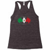 bat man mexican flag mexico logo Racerback Tank