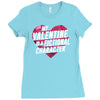 my valentine is a fictional character Ladies Fitted T-Shirt