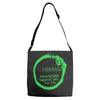 aurora total eclipse Adjustable Strap Totes