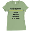 November Girl Ladies Fitted T-Shirt