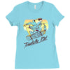 toadally rad Ladies Fitted T-Shirt