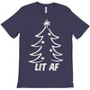 lit af christmas tree T-Shirt