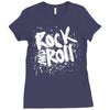 rock music r4 Ladies Fitted T-Shirt